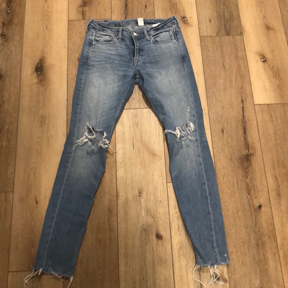 H&M distressed denim